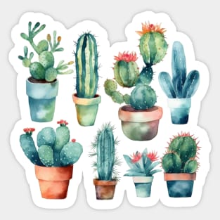 Cactus addict Sticker